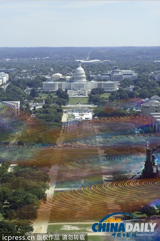 美輪美奐！美藝術(shù)家打造可見Wi-Fi信號