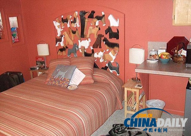 美國“犬吠公園旅館”造型別致 藏身于巨型比格犬內(nèi)