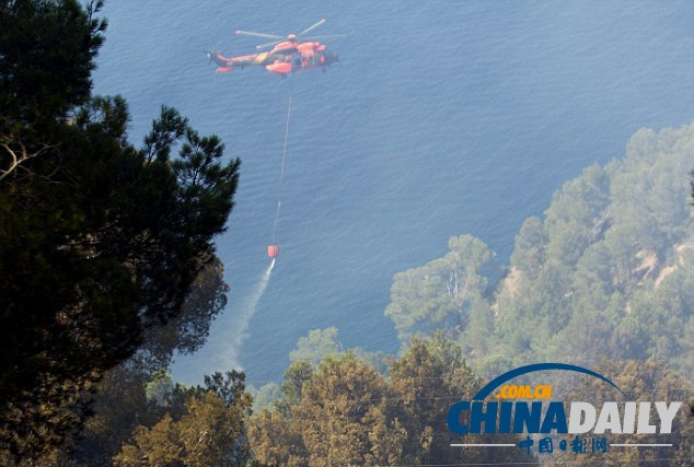 西班牙馬略卡島森林火災(zāi)失控 700名居民撤離