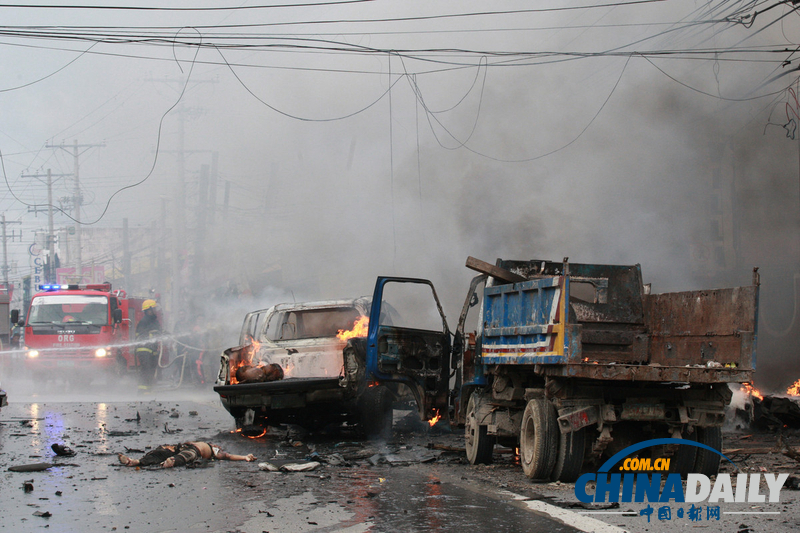 菲律賓南部城市發(fā)生爆炸事件 已造成6人死亡（組圖）