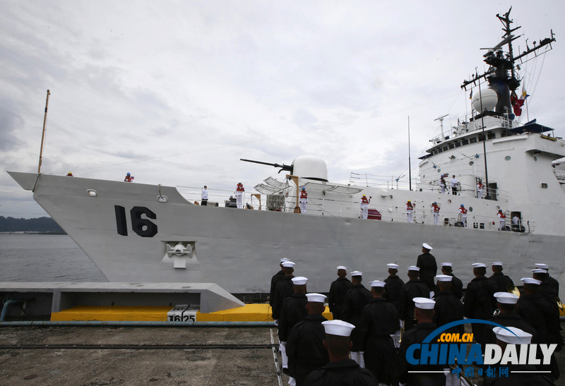 菲律賓海軍第二艘購(gòu)自美國(guó)“漢密爾頓級(jí)”巡邏艦抵菲（組圖）