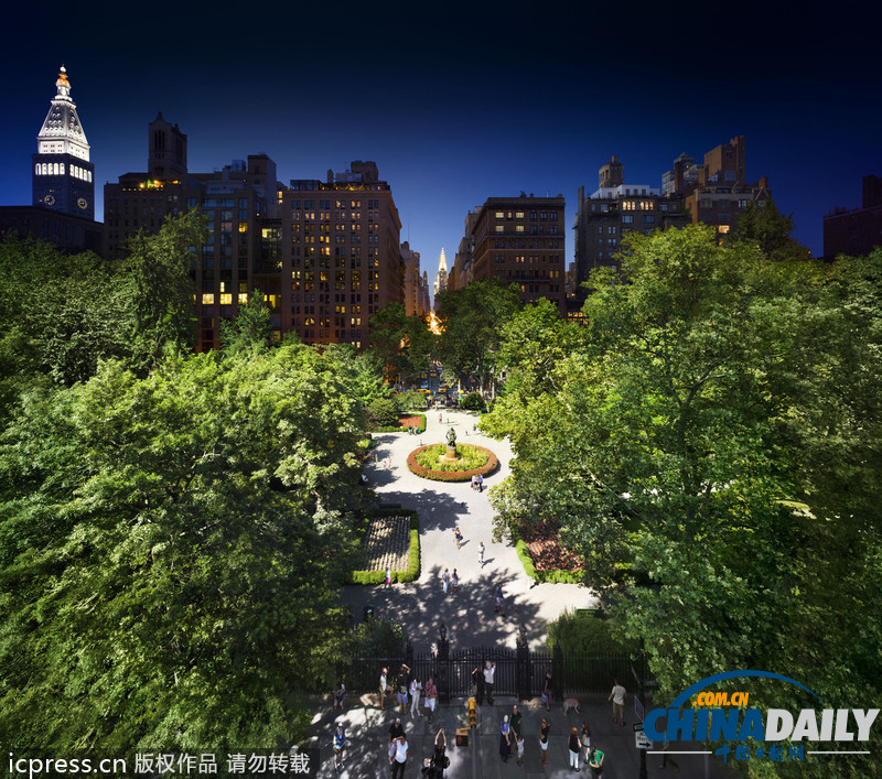 城市從白天到黑夜 一張照片盡覽美景（高清組圖）