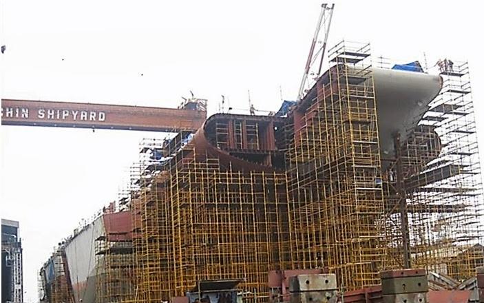 印度國產(chǎn)航母今將下水 雙航母即將達(dá)成