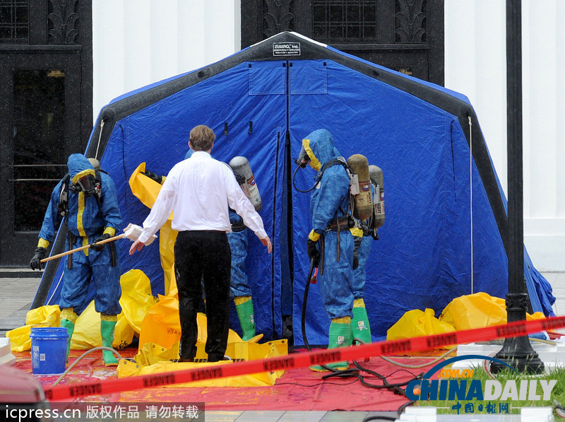 美國(guó)阿拉巴馬總檢察長(zhǎng)收到含可疑粉末信件(組圖)