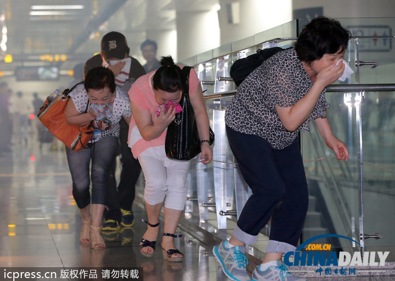 韓美舉行“乙支”軍演 首爾車站進(jìn)行反恐演習(xí)（組圖）