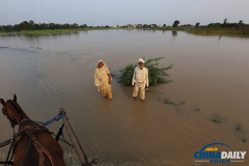 巴基斯坦洪水已造成至少108人遇難 形勢(shì)嚴(yán)峻（高清組圖）
