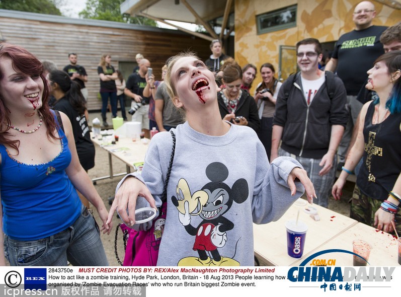 英國開設(shè)僵尸培訓(xùn)課程 教人們?nèi)绾巫鰡适ńM圖）