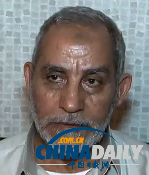 埃及內(nèi)政部首次公布穆兄會最高領(lǐng)導人巴迪亞被捕后照片（組圖）