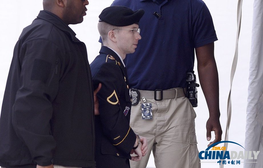 美國泄密士兵曼寧被判處35年監(jiān)禁 遭服役部隊除名（高清組圖）