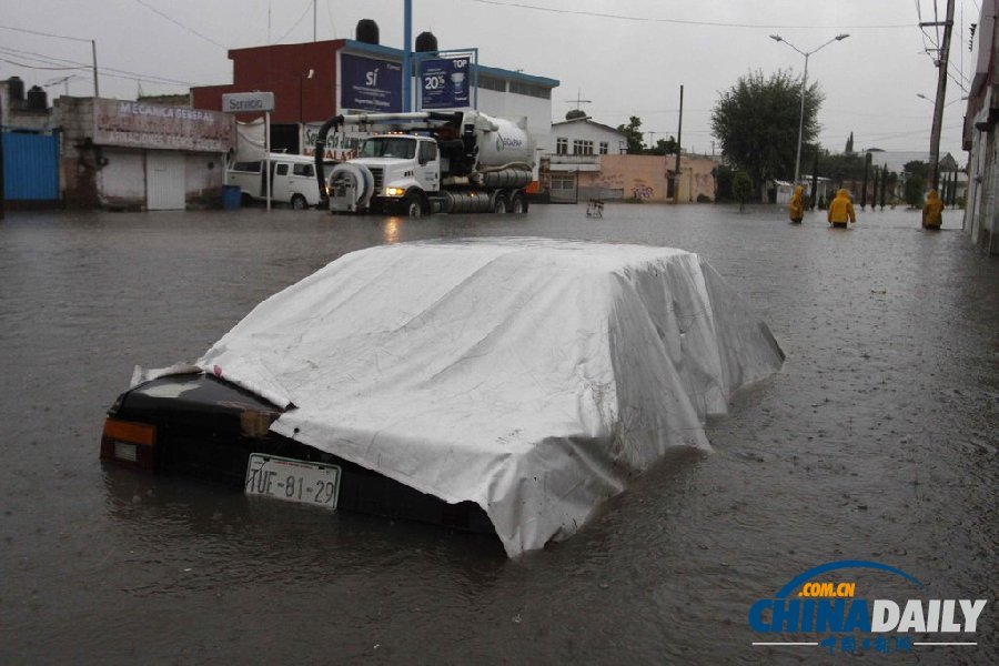 熱帶風(fēng)暴登陸墨西哥致至少13死（高清大圖）