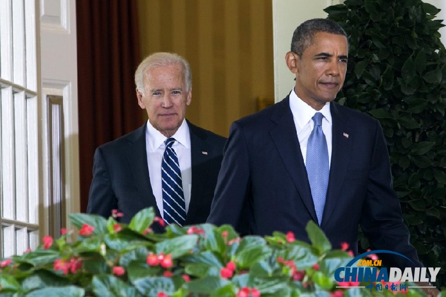 奧巴馬稱確定將對敘動武 豪氣踩桌拜登淡定(組圖)