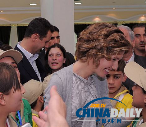 敘利亞第一夫人網(wǎng)上秀親民