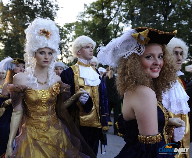 組圖：盛大焰火與俄羅斯美女走進(jìn)G20晚宴現(xiàn)場(chǎng)