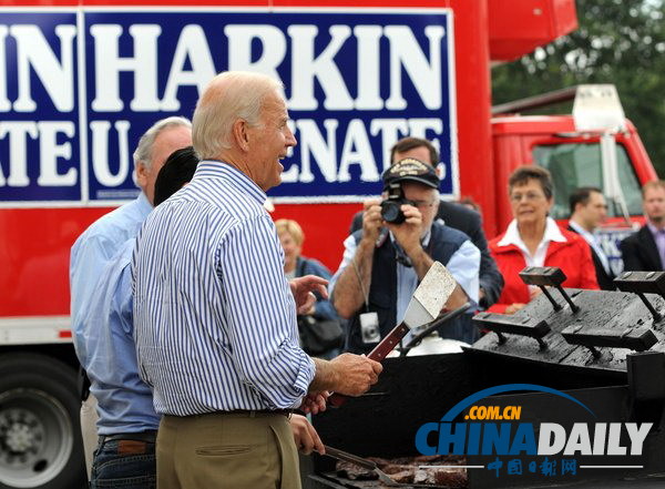 美副總統(tǒng)拜登參加傳統(tǒng)政治競(jìng)選活動(dòng) 再引欲選總統(tǒng)猜測(cè)