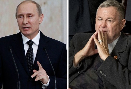 普京掰手腕曾“秒殺”美議員 被贊臂力驚人 (圖)