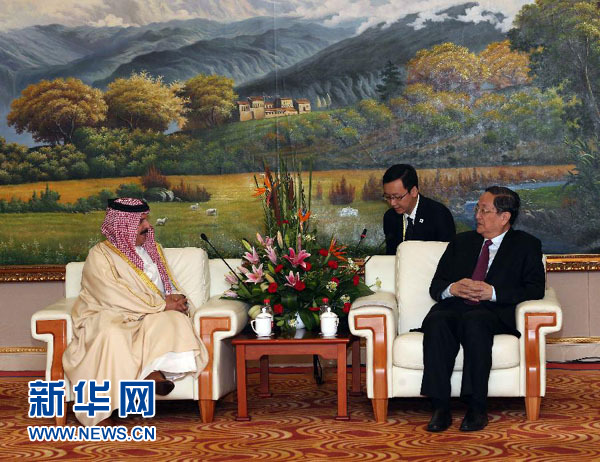 俞正聲分別會見約旦國王阿卜杜拉二世和巴林國王哈馬德