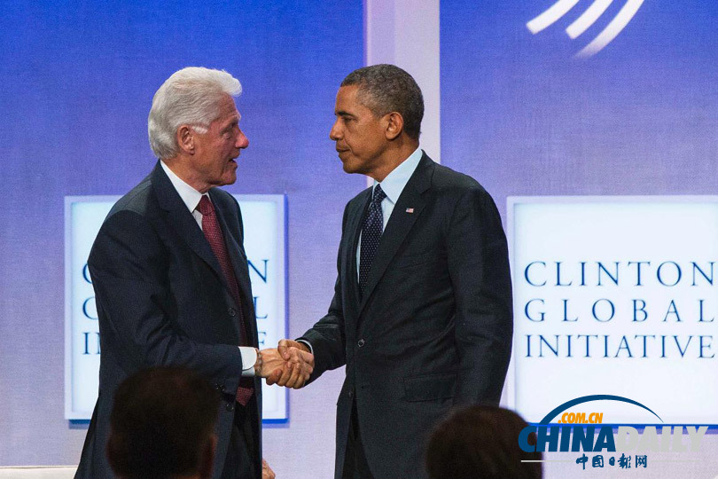 2013克林頓全球倡議大會舉行 切爾西助陣與玩偶對話