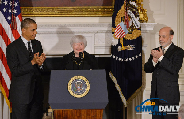 奧巴馬提名耶倫接替伯南克 將成美聯(lián)儲(chǔ)首位女掌門