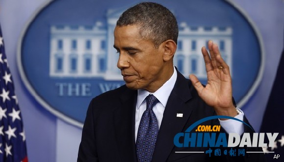 奧巴馬支持率跌至37%創(chuàng)有史以來最低