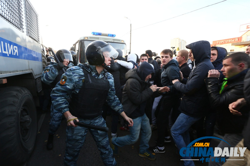 莫斯科發(fā)生騷亂事件 約1000人參加380人被捕
