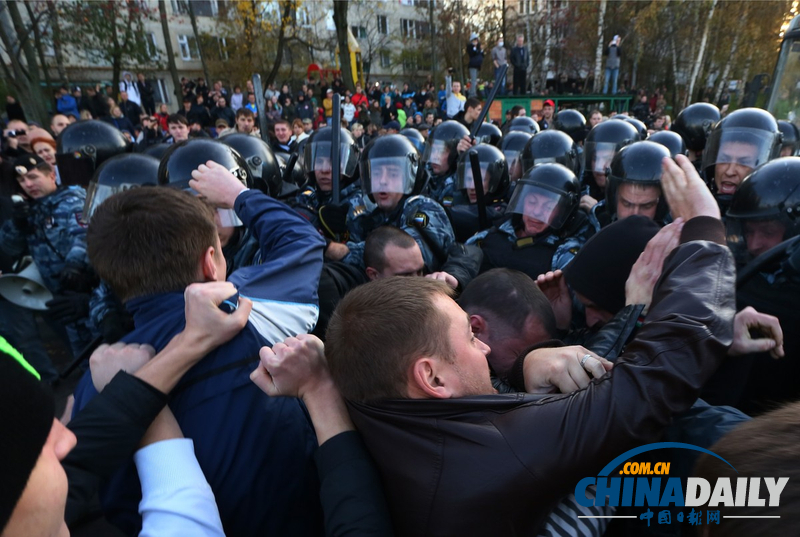 莫斯科發(fā)生騷亂事件 約1000人參加380人被捕