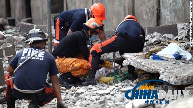 7.2級強(qiáng)震襲擊菲律賓 超過30人遇難