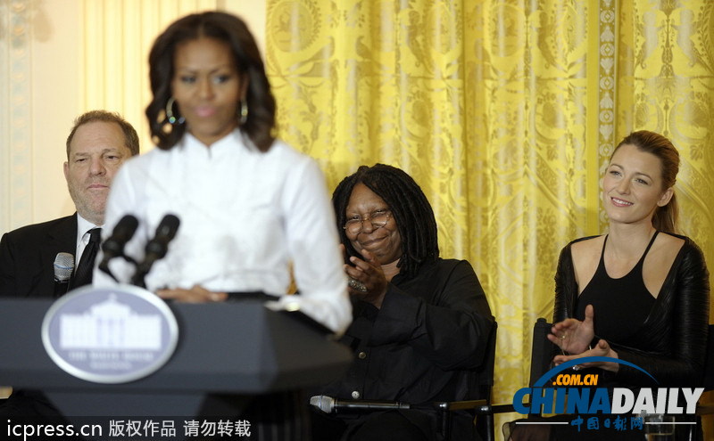 米歇爾宣傳電影事業(yè)聽(tīng)歌起舞 好萊塢明星為其助陣