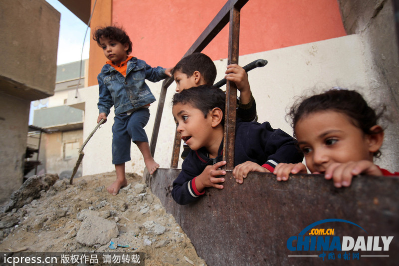 圖片故事：探訪加沙巴勒斯坦難民兒童 槍戰(zhàn)下的童年