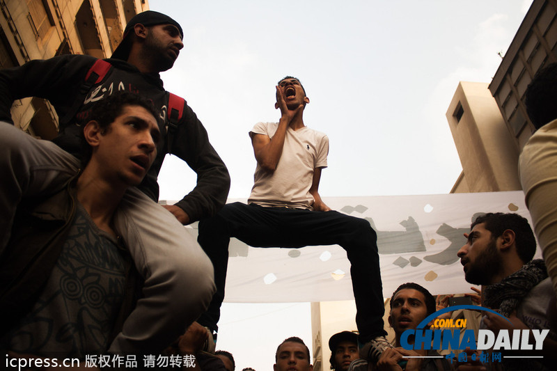 埃及民眾集會示威 紀(jì)念兩年前流血沖突事件