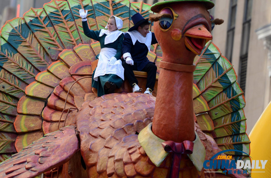 美國舉行感恩節(jié)盛大游行