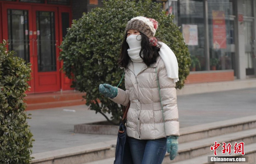 春運(yùn)首日北京遭遇霧霾天