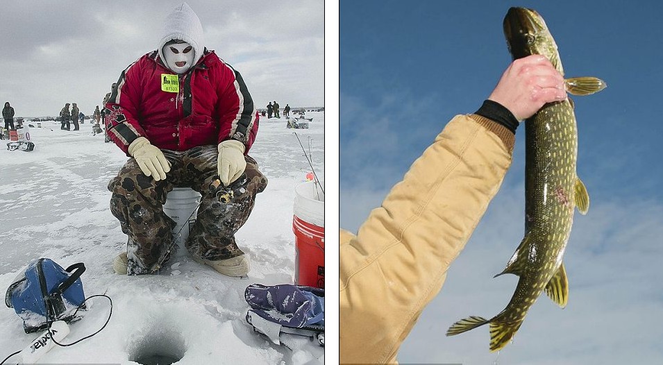 逾萬(wàn)美國(guó)人零下40度參加釣魚(yú)比賽