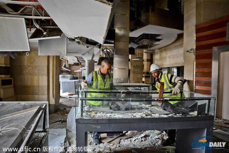 埃及開羅汽車炸彈襲擊致博物館大批文物損毀