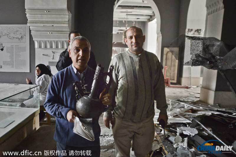 埃及開(kāi)羅汽車(chē)炸彈襲擊致博物館大批文物損毀