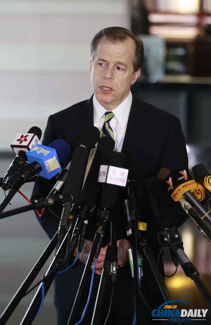 美國(guó)對(duì)朝政策特別代表戴維斯在京會(huì)見(jiàn)中外記者