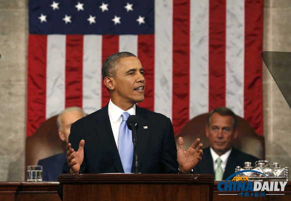 奧巴馬國(guó)情咨文實(shí)錄：2014將成為美國(guó)突破年