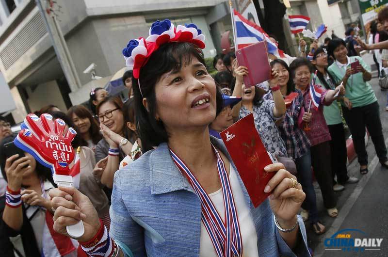 泰國反對派醞釀更大規(guī)模示威 試圖使泰國大選無效化