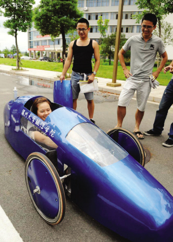 溫大學子發(fā)明“海豚車”
