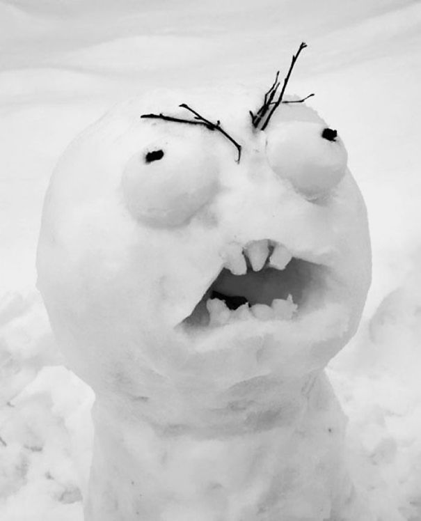 雪人創(chuàng)意大PK：你最喜歡哪個(gè)？（組圖）