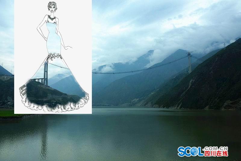 把高速公路做成衣服穿上身 美不美？（組圖）