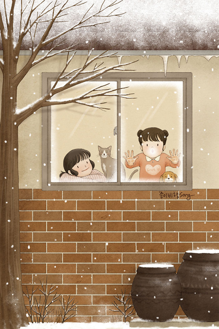 有親姐妹是什么感覺？讓插畫師來告訴你（組圖）