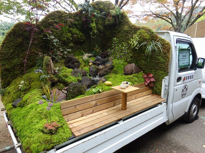 輪子上的風(fēng)景：卡車上的“后花園” 哪一個(gè)最美？（組圖）