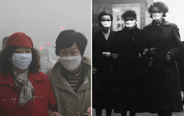 霧霾來襲：彼時(shí)的倫敦，今日之中國（多圖）