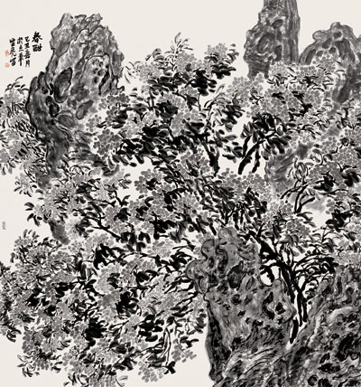 Teachers' ink painting show opens for Teacher's Day