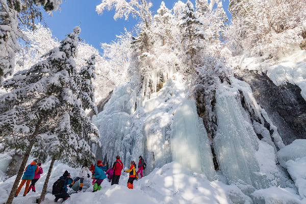 A winter wonderland in Jilin province