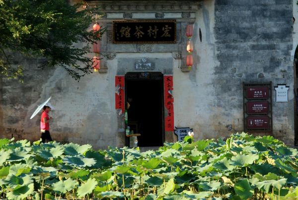 Picturesque scenery of China's Hongcun Village