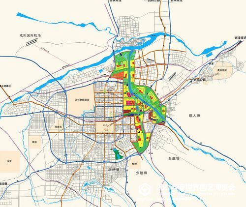 Maps of Expo 2011 Xi'an