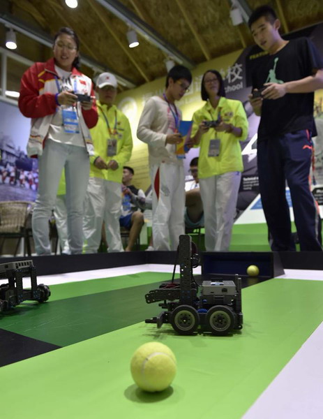 High technology blends in with National Youth Games