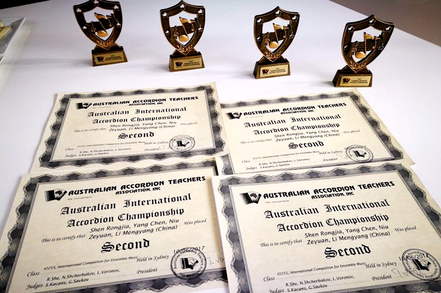 College quartet wins big Down Under