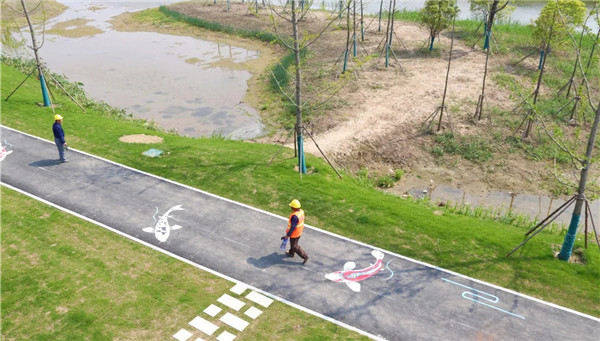 Beautiful walking routes in Zhangjiagang make exercise more fun